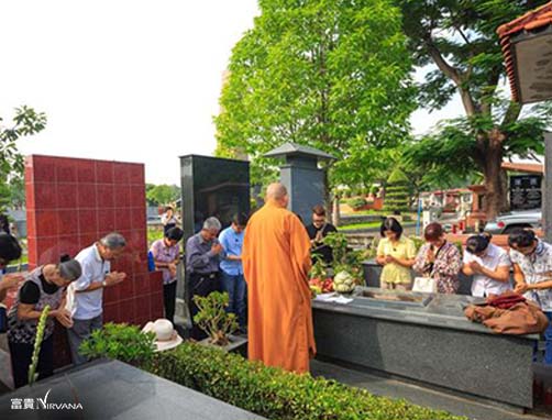 Buddhist wake  Nirvana memorial garden